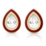 Classic Red Dewdrop Crystal Pendant Set - Image 2