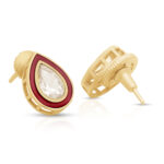 Classic Red Dewdrop Crystal Pendant Set - Image 4