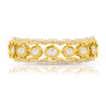 Pearl & White Beaded Moti Kada - Image 2