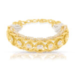 Pearl & White Beaded Moti Kada - Image 4