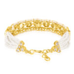 Pearl & White Beaded Moti Kada - Image 3