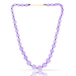 Lavender Purple Round Bead Mala