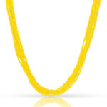 Yellow Hydro Bead Multi Strand Mala - Image 2
