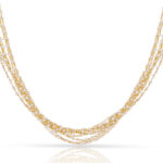 Multi-Layered Gold Chain Necklace - Image 2