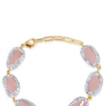 Semi-Precious Stone Gunthan Mala with Crystal Halo - Image 2